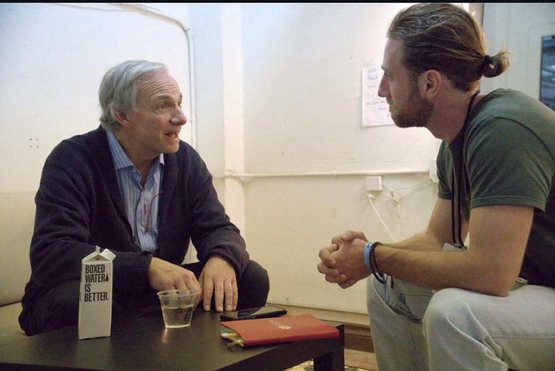 Scott Haber with Ray Dalio